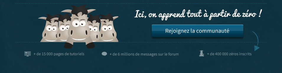 Rejoignez la communauté
