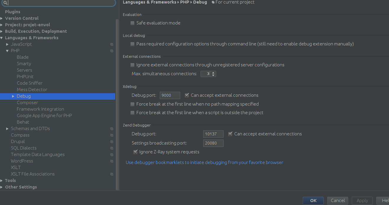 [Résolu] configuration Xdebug avec PhpStorm - phpStorme ne detecte pas ...