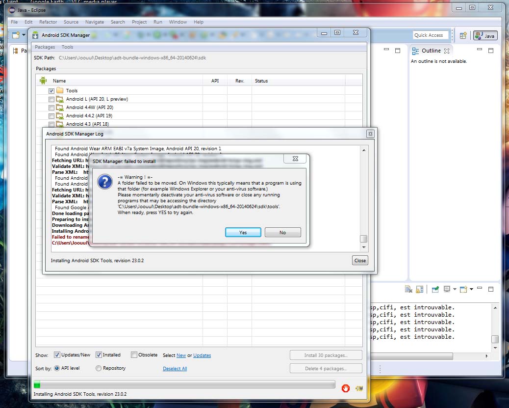 [Résolu] Android SDK manager dans Eclipse par Joouul - page 1 ...