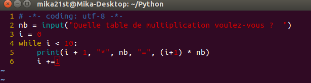 Questions sur VIM & Python par Mika21st - page 1 - OpenClassrooms