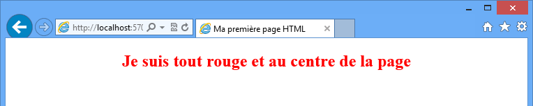 Du HTML avec du style