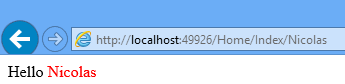 Utiliser du C# dans la vue