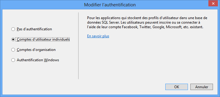 Les différents types d'authentifications