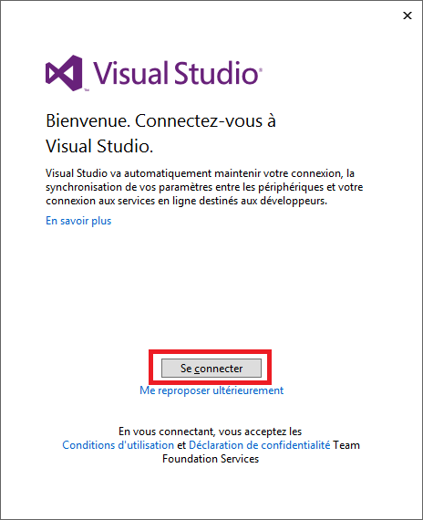 Connexion avec votre compte Microsoft