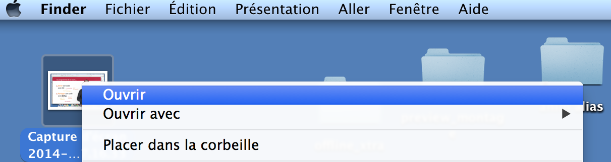 Navigation avec une interface graphique