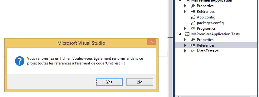 Renommer une classe depuis Visual Studio