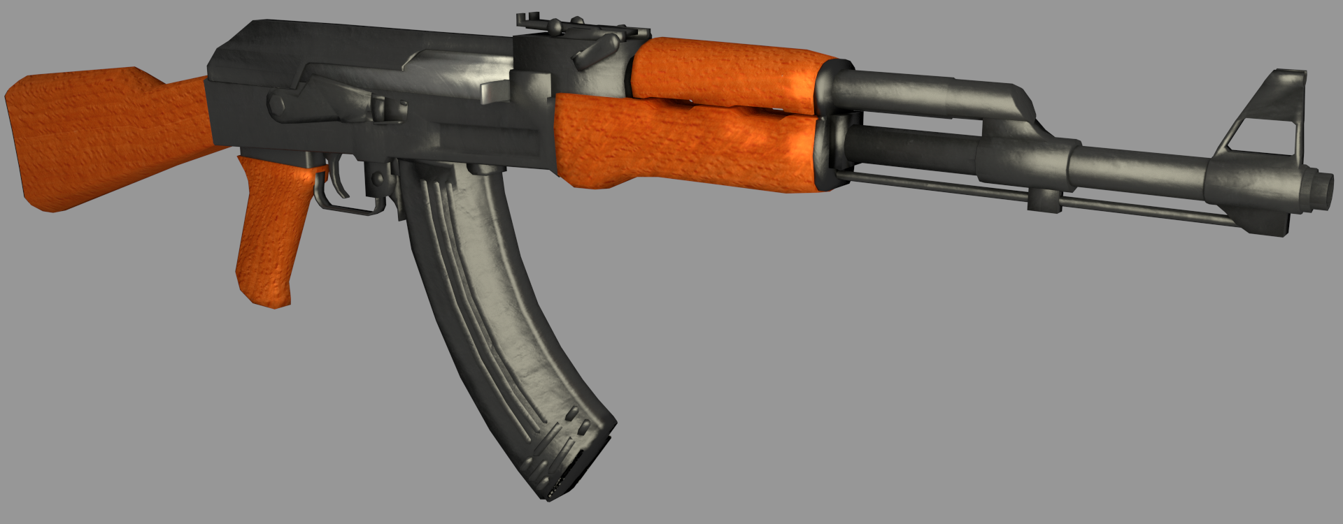 [Blender] AK-47 par Erwan28250 - OpenClassrooms