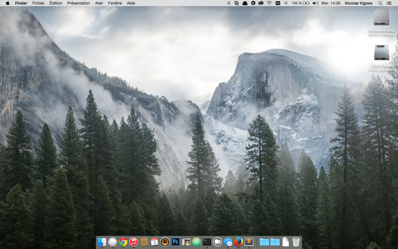 Le Bureau d'OS X