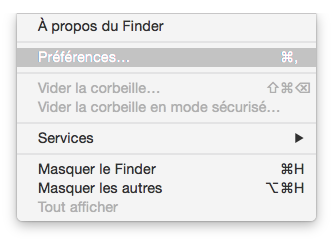 Menu Finder