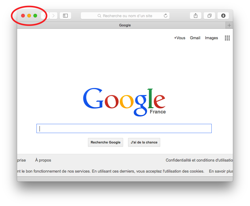 L'application Safari