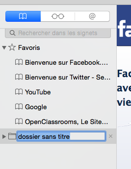 Un nouveau dossier