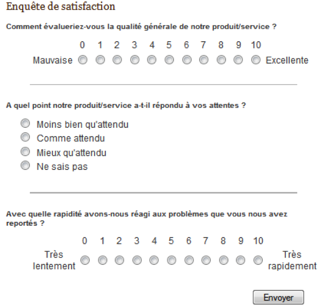 Votre WebEnquête en ligne