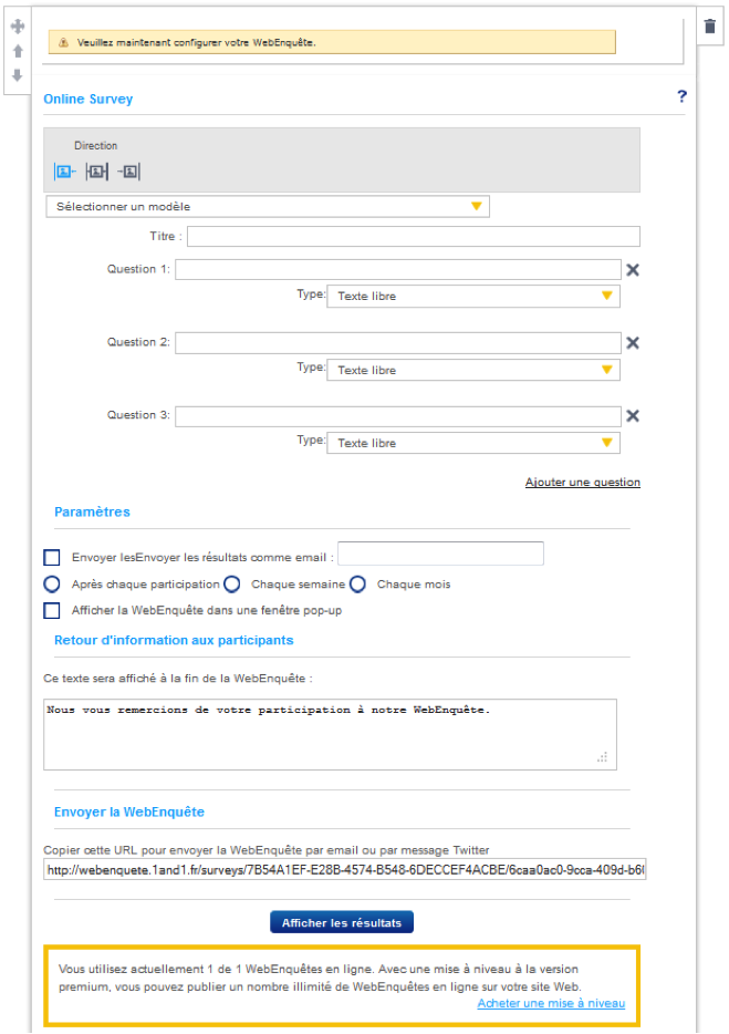Web Enquête