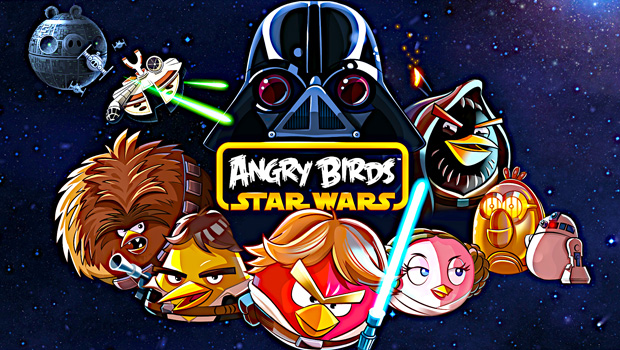 Le célèbre jeu mobile Angry birds Star Wars