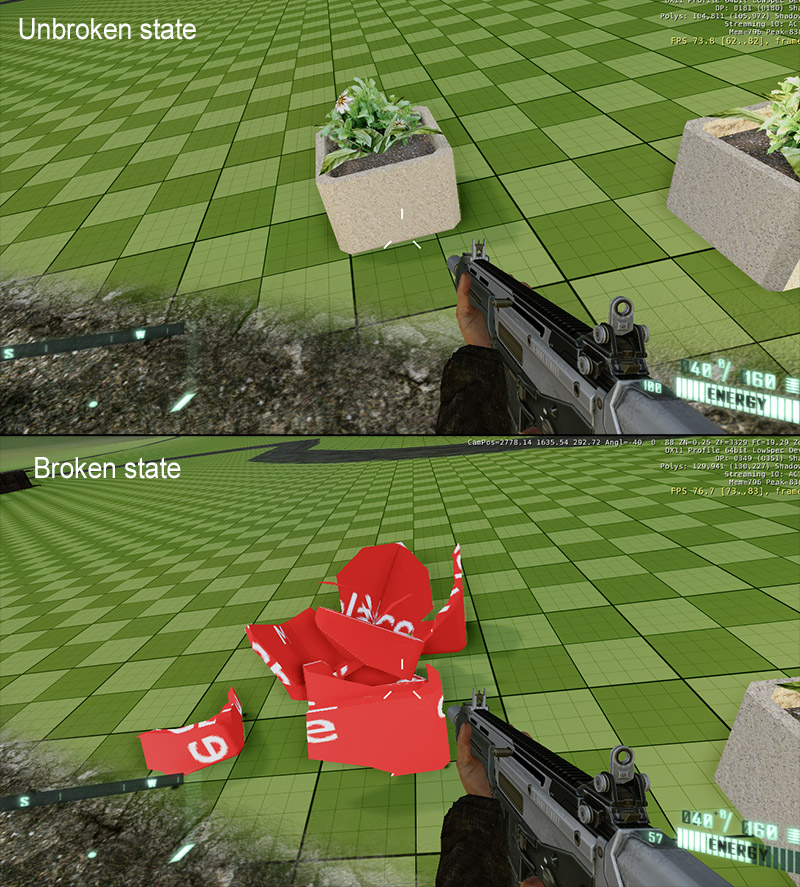 [CryEngine 3] Destroyable Asset & Material - Ou comment remplacer le ...