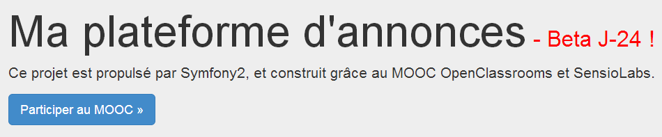 La mention « bêta » apparaît