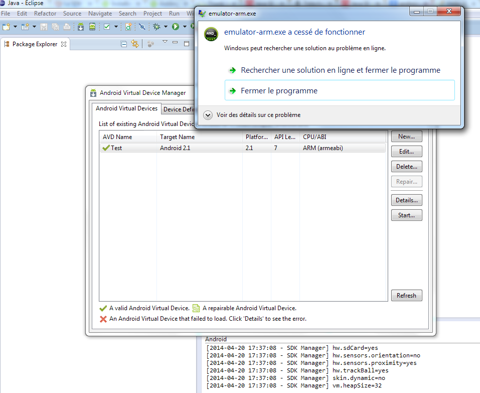 Application A Cessé De Fonctionner Android Application A Cess? De Fonctionner Android - sinrail