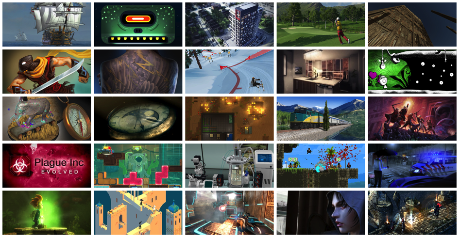 Des jeux vidéos réalisés avec Unity