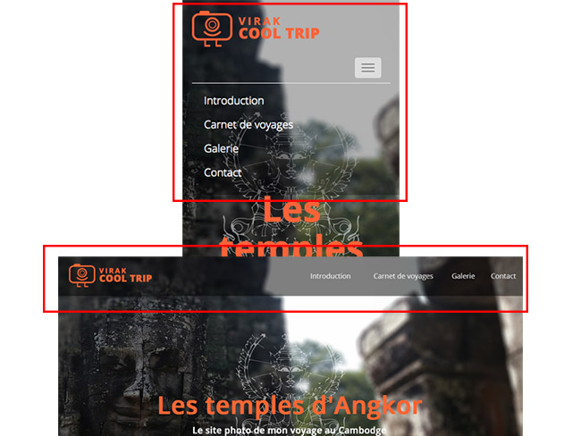 La navigation se transforme pour mieux s'adapter à l'écran où il sera affiché