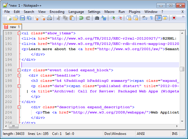 Colors in Notepad++