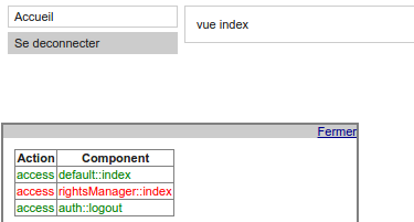Votre application, mise en avant d'une permission refusée